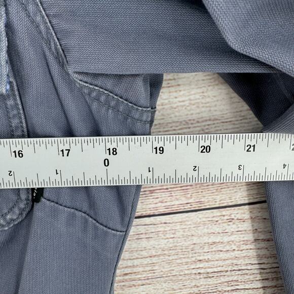 Vintage PATAGONIA Broken Twill Jacket Women's Size Medium Slate Blue/Gray - Picture 11 of 13
